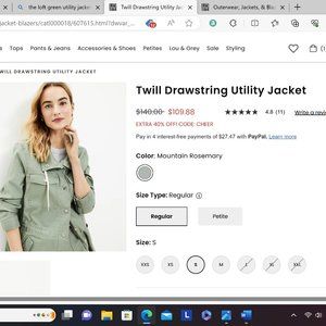 LOFT Utility Jacket-NEW!